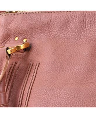 Medium Marcie Satchel Leather