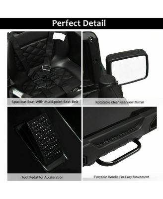 12V Electric Ride On Truck with Parental Remote Control and LED Lights