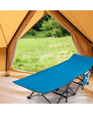 28.5'' Extra Wide Sleeping Cot Camping Cot for Adults with Carry Bag