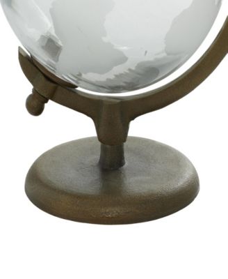 Traditional Metal Globe, 12"