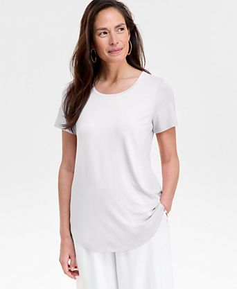 Women's Scoop-Neck Short Sleeve Top