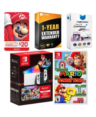 Switch OLED Console Mario Kart 8 Bundle with Mario vs.