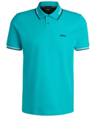Men's Branded Slim-Fit Polo Shirt