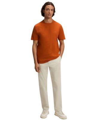 Men's Cotton Slub Logo Detail T-Shirt