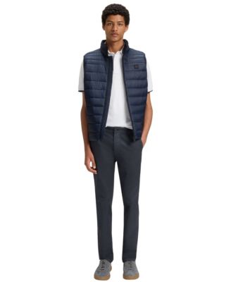 Men's Printed Stretch Cotton Slim-Fit Pants