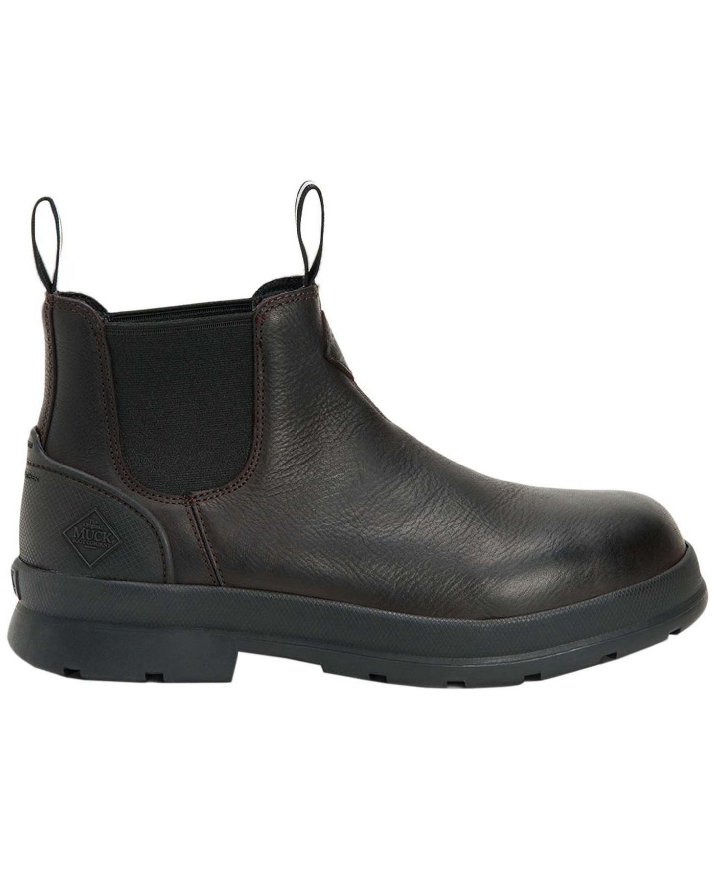 Мужские ботинки MUCK Chore Farm Leather Chelsea Boot, цвет: Коричневый — фото 1