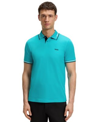 Men's Branded Slim-Fit Polo Shirt