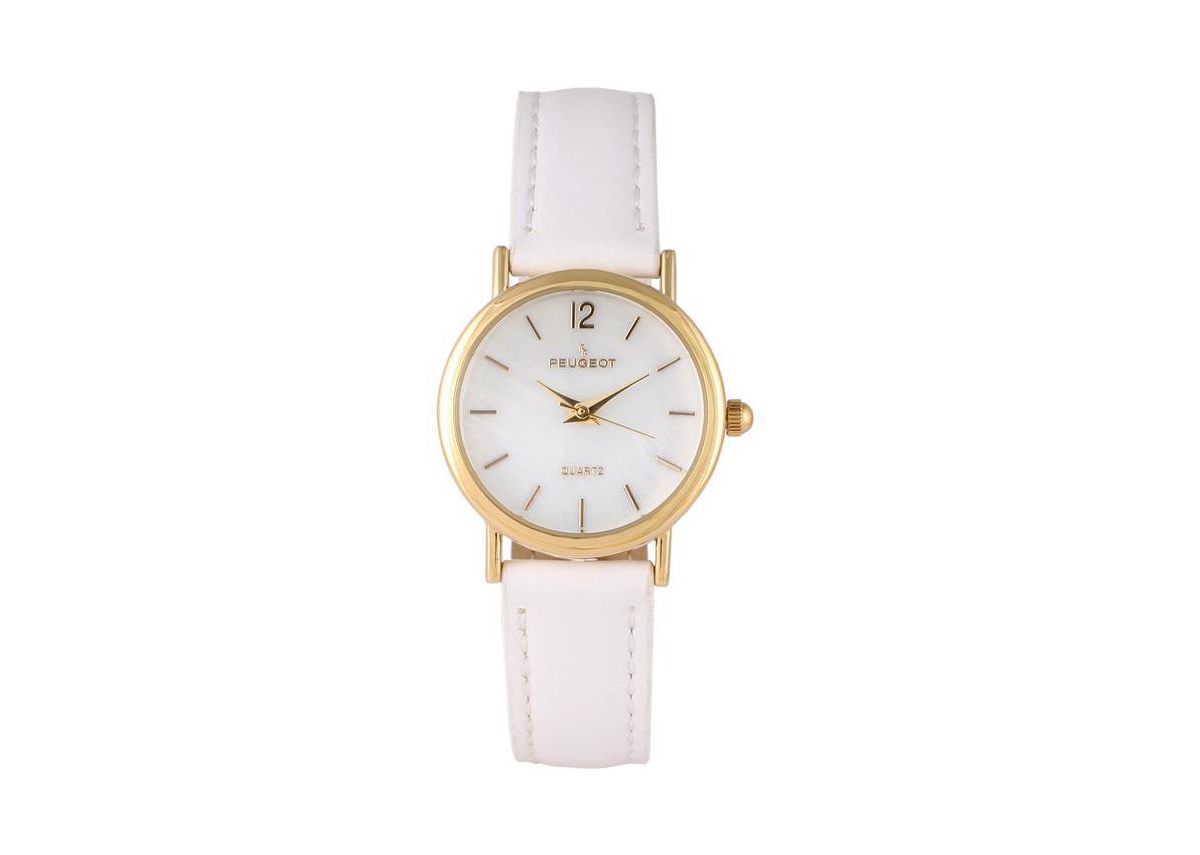 Women's Classic 24mm White Watch With Easy to Read Numerals