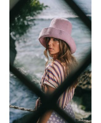BLOOM Crochet Sun Hat In Lilac Purple