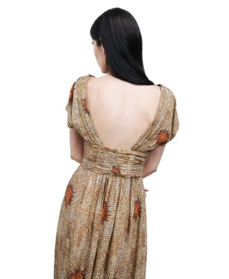 Women's Patterned Maxi Dress