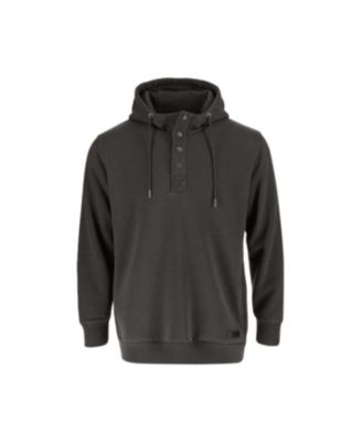 Men's Quarter Snap Hoodie, Heavyweight Pullover Workwear Sweatshirt