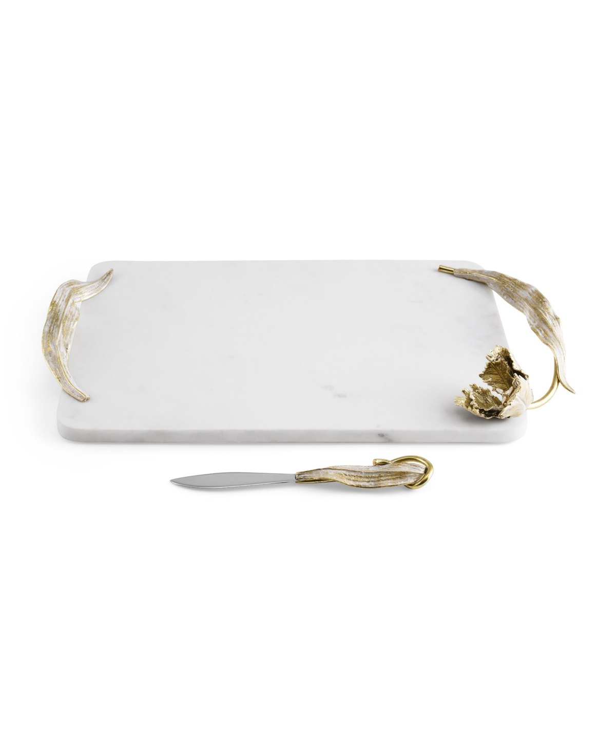 Michael Aram Tulip Cheese Board With Knife