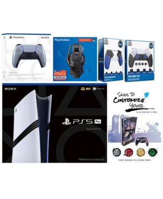 PlayStation 5 Pro 1TB Bundle Console with Extra Controller, Headset, Grip Kit, Decal Voucher & 1-Year Warranty
