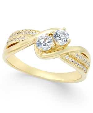 image of Two Souls, One Love Diamond Anniversary Ring (1/2 ct. t.w.) in 14k Gold or White Gold