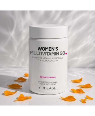 Women's Multivitamin 50 - Essential Vitamins for Women Over 50, Methylated Folate, Magnesium, Selenium, Vitamin B6 B12 Vitamin D3 30 Capsules