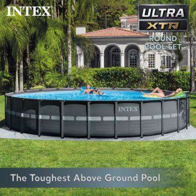 Ultra XTR 18' x 52" Above Ground Pool with Pump, Vacuum, & Maintenance Kit