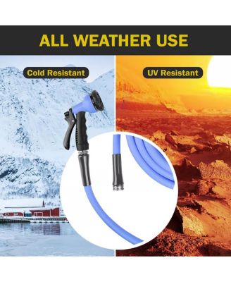 KOTTO 100' Expandable Water Garden Hose Leak-Proof, All-Weather Heavy Duty Hose