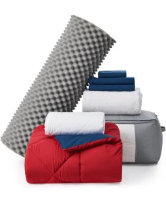 College Freshman Dorm Pack - Twin XL Bedding Bundle