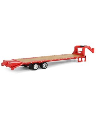 1/64 Gooseneck Trailer, Red with Red & White Conspicuity Stripes, Hobby 30467