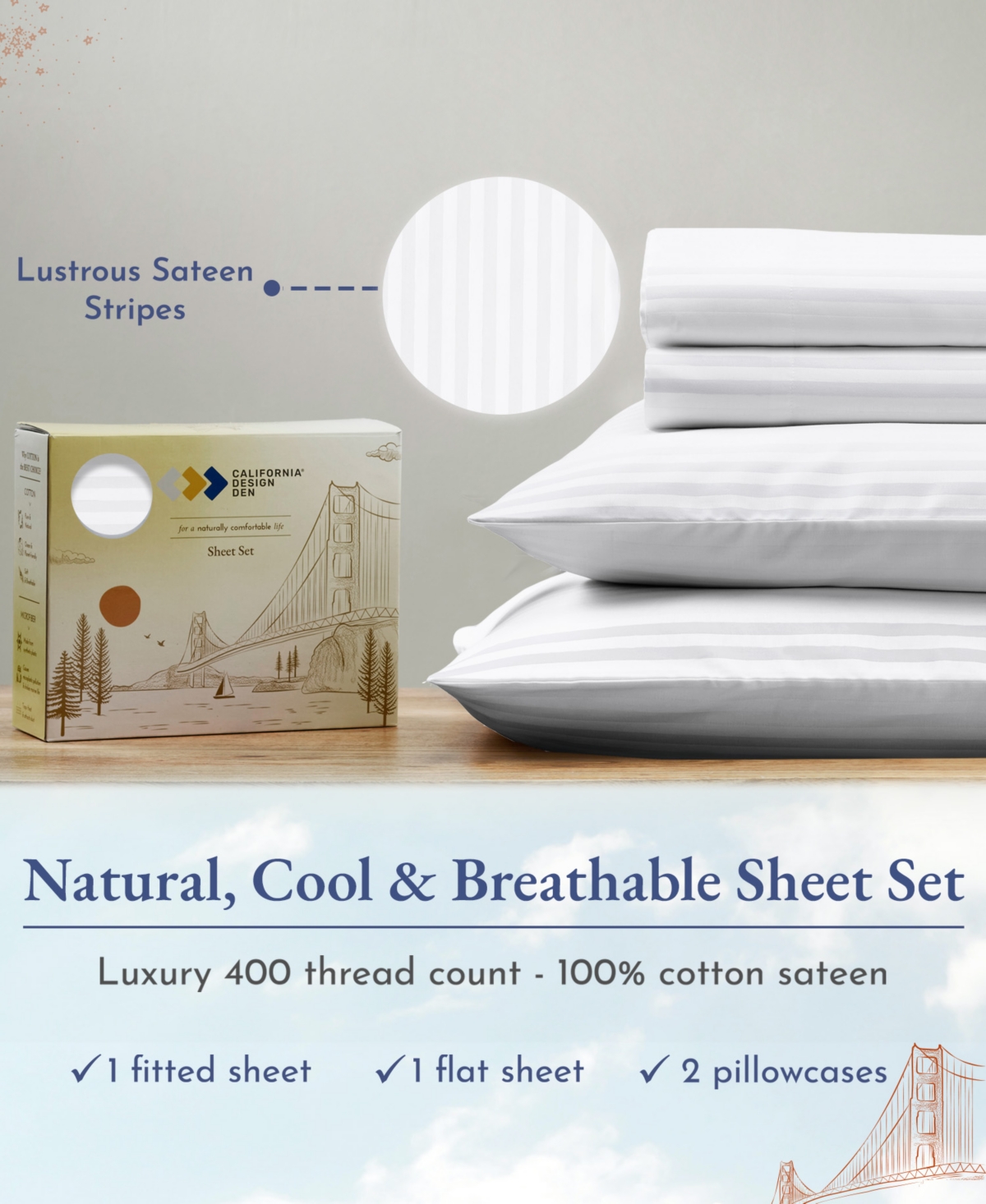 Soft Cotton Sheet Set