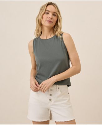 Women's Organic Cotton Softspun High Neck Tank