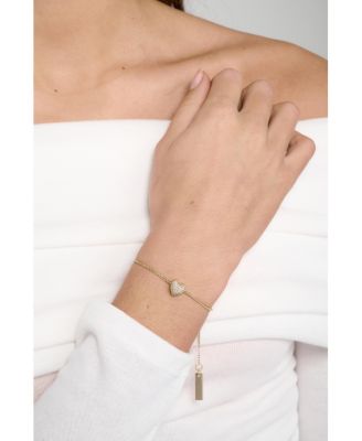 Pave Heart Bracelet