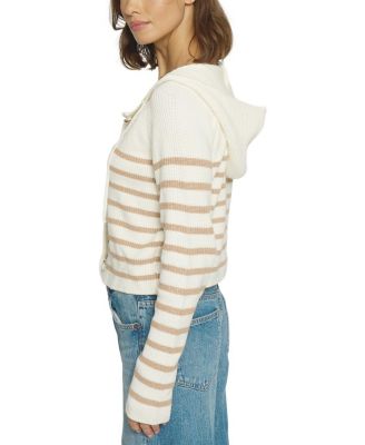 Women's Striped Dickey Sweater Jacket