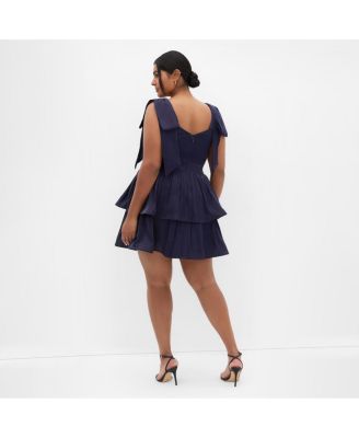 Plus Size Betty Bow Dress