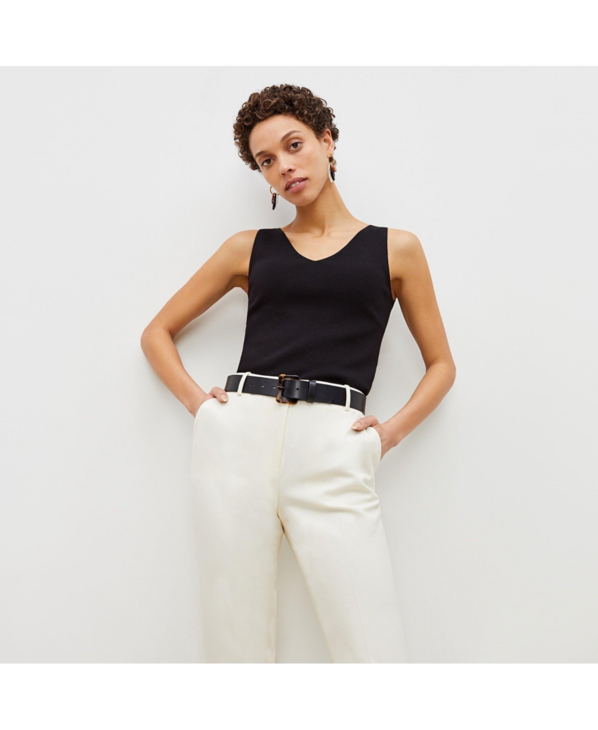 Women's Peggy Top - 365Knit - Black