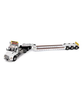 1/50 White Kenworth T880 SBFA w/ White Trail King TK120 HDG Lowboy Trailer 71139