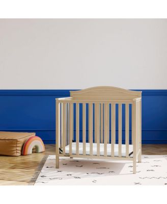 Stella 4-in-1 Convertible Mini Crib with Bonus Mattress - Driftwood