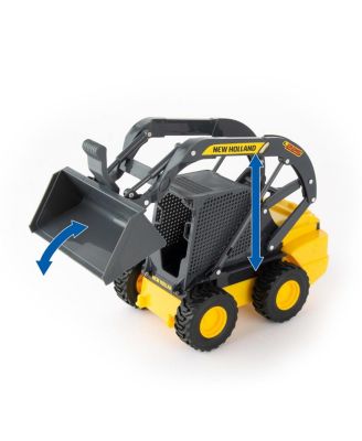 1/16 Big Farm Yellow New Holland L225 Skid Steer Set with Accessories