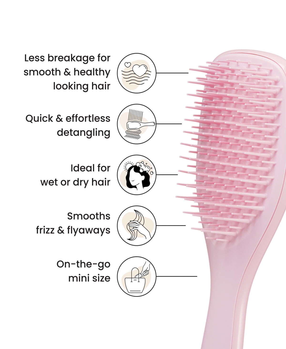 Tangle Teezer Mini Ultimate Detangler Hairbrush