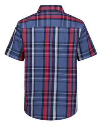 Little and Toddler Boys Plaid Short Sleeve Woven Shirt