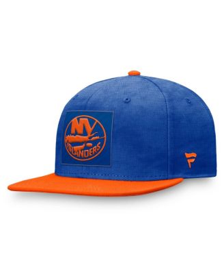 Fanatics - Men's Royal/Orange New York Islanders Authentic Pro Rink Snapback Hat