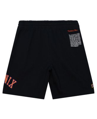 Men's Black Phoenix Suns Team Origins Fleece Shorts