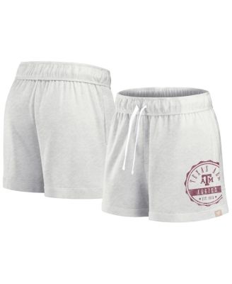 Fanatics - Women's Oatmeal Texas A&M Aggies Win Badge Shorts