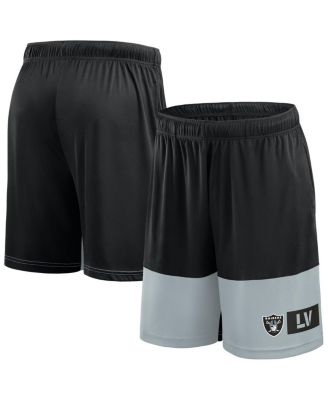 Fanatics - Men's Black/Silver Las Vegas Raiders Big Tall Best of the Best Performance Shorts