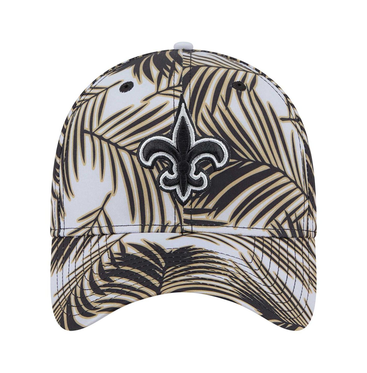 Мужская кепка New Era Gray New Orleans Saints Palms 39THIRTY Flex Hat — фото 2
