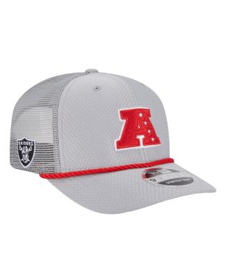 New Era - Men's Gray Las Vegas Raiders 2025 Pro Bowl 9SEVENTY Stretch-Snap Hat