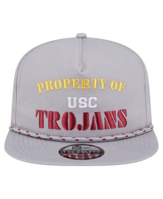 Men's Gray USC Trojans Golfer Vintage Adjustable Hat