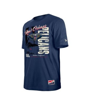 Men's Navy New Orleans Pelicans Distressed Throwback Vintage Color Pack T-Shirt