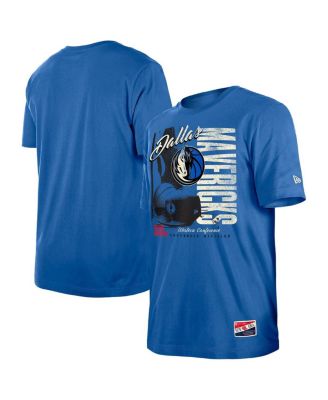 New Era - Men's Blue Dallas Mavericks Distressed Throwback Vintage Color Pack T-Shirt