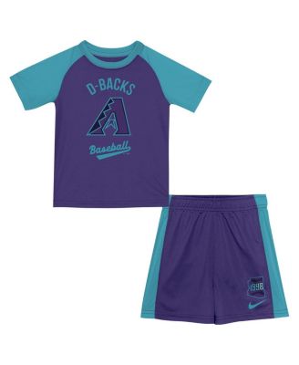 Nike - Toddler 2-Pieces Court Purple Arizona Diamondbacks 2025 City Connect T-Shirt and Shorts Set