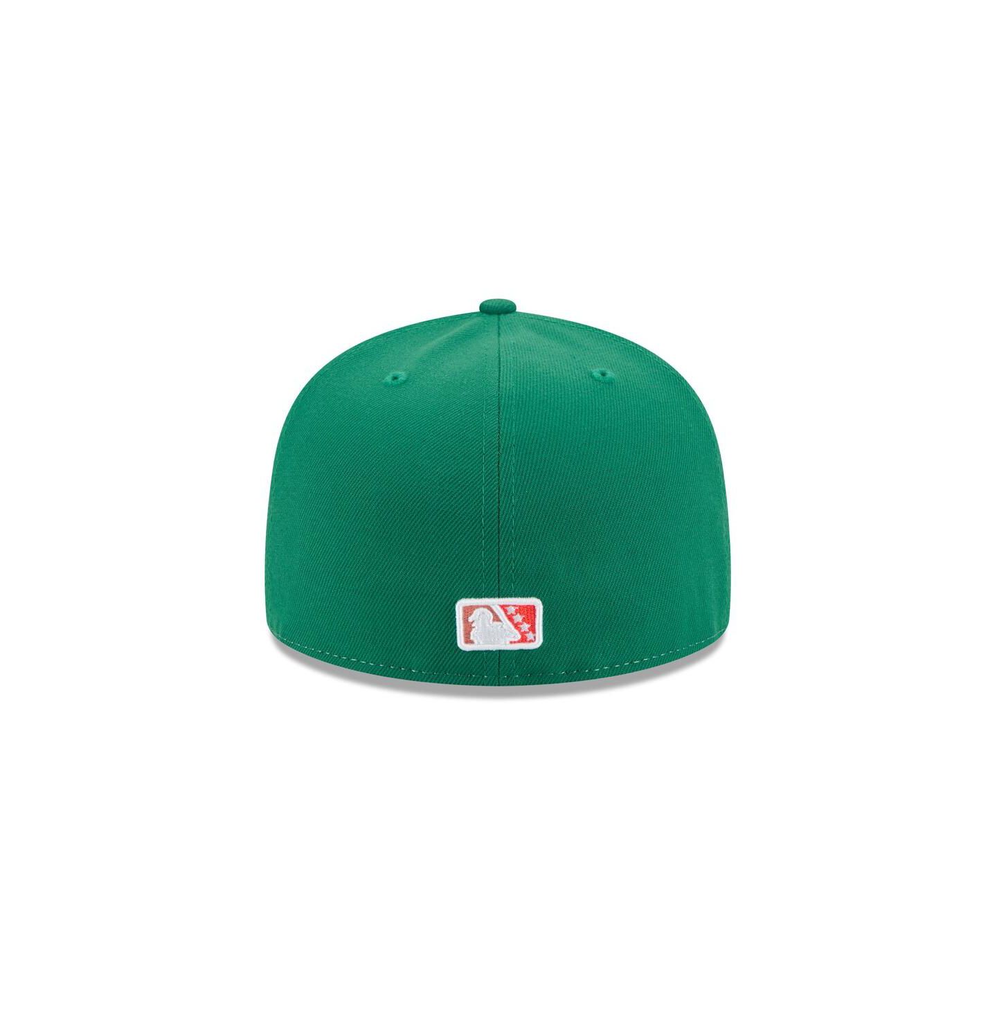 Мужская кепка New Era White Worcester Red Sox Theme Nights 59FIFTY Fitted Hat — фото 4