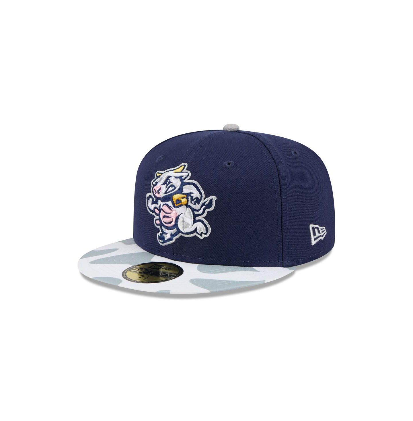 Мужская кепка New Era Navy Wisconsin Timber Rattlers Theme Nights 59FIFTY Fitted Hat — фото 1