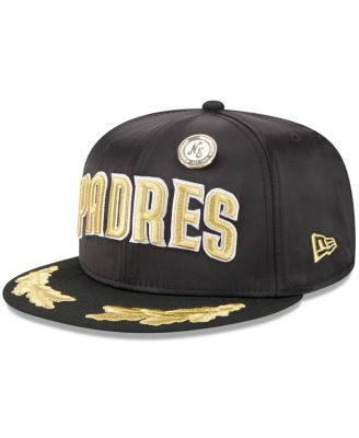 New Era - Men's Black San Diego Padres 2025 59FIFTY Day Gold Leaf 59FIFTY Fitted Hat