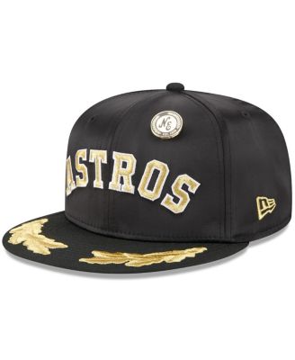 New Era - Men's Black Houston Astros 2025 59FIFTY Day Gold Leaf 59FIFTY Fitted Hat
