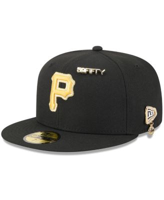 New Era - Men's Black Pittsburgh Pirates 2025 59FIFTY Day 59FIFTY Fitted with Pins Hat