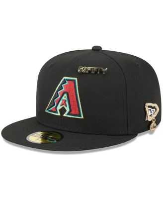 New Era - Men's Black Arizona Diamondbacks 2025 59FIFTY Day 59FIFTY Fitted with Pins Hat